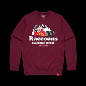 ✿ RARE! CBC x The Raccoons Crewneck ✿